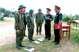 Nâng cao năng lực tham mưu, triển khai hiệu quả công tác quân sự, quốc phòng